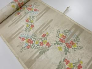 アンティーク　正絹　紬　着尺反物